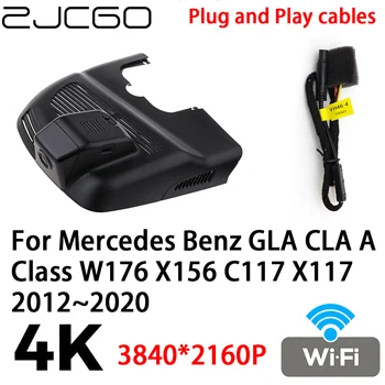 ZJCGO 4K 2160P Auta DVR Dash Cam Video Rekordér Plug and Play pre Mercedes Benz GLA CLA Triedy W176 X156 C117 X117 2012~2020