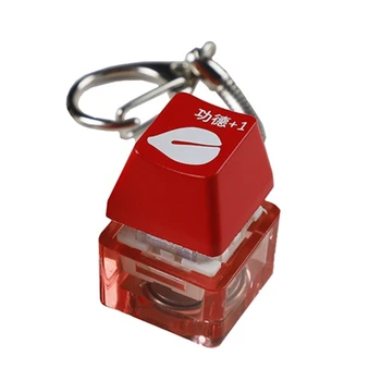 Červená Keychain Mechanických Klávesníc Prepína Tester Akustický RGB Kľúčové Spínače Darček C1FD