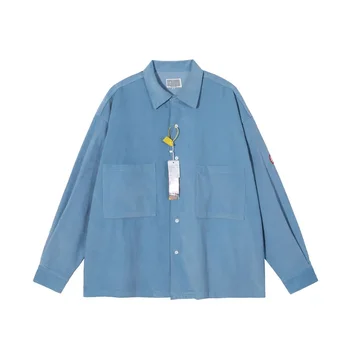 ŽIVOT CAVEMPT Mužov Jesenná Bunda Street Nosiť Modré Menčester Bežné Tričko Vyššiu Kvalitu Ženy Tričko Outwear
